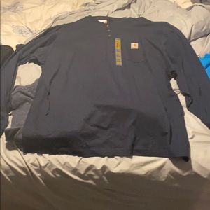 Cathartt long sleeve 3 button work shirt